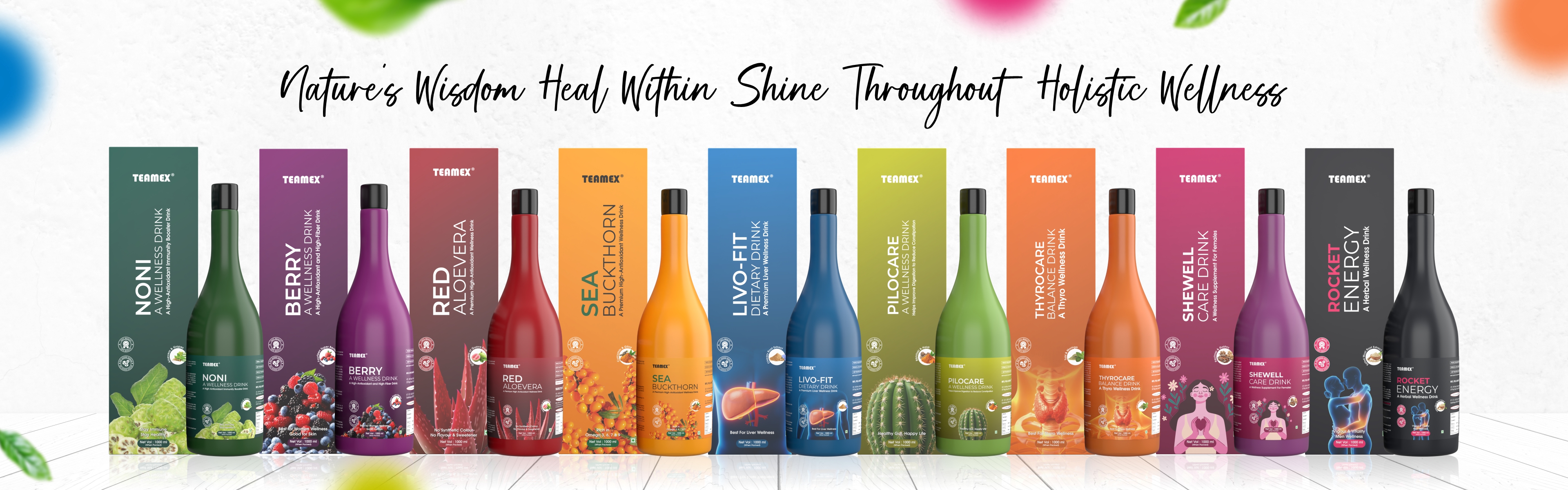 Teamex Pure Ayurvedic Juices Range